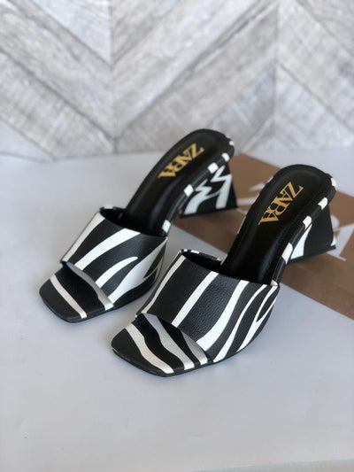 Fancy Women's Synthetic Leather Heels by ZARA