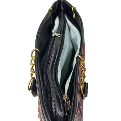 Casual Multicolor Printed Hand Bag - 1 Pc