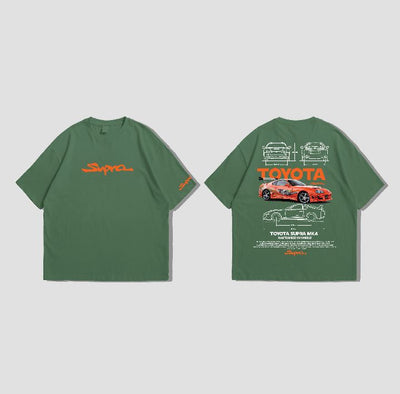 Oversized Dropshoulder Graphic DTF Printed Tshirt For Men and Woman