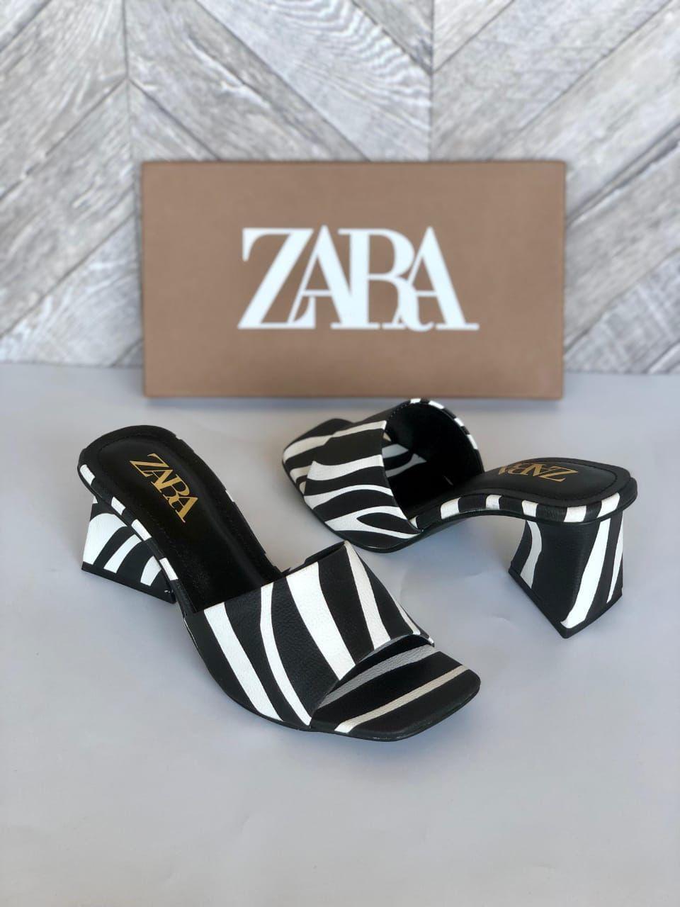 Fancy Women's Synthetic Leather Heels by ZARA